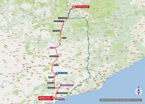 Streckenverlauf Vuelta a España 2017 - Etappe 4