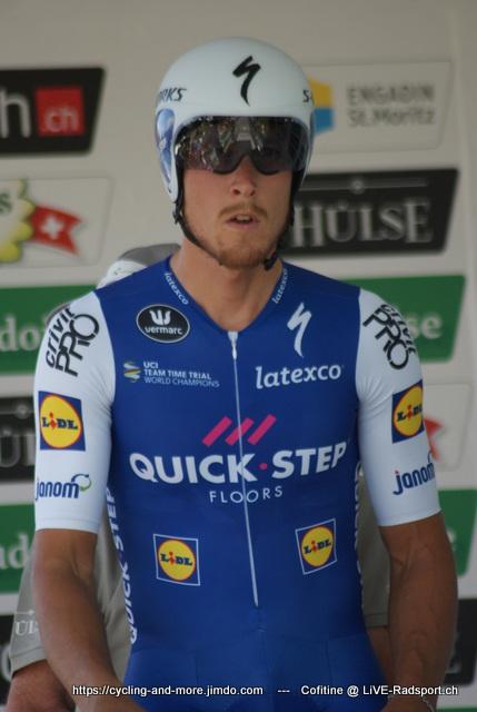 der dreifache Vuelta-Etappensieger Matteo Trentin - hier bei der Tour de Suisse 2017