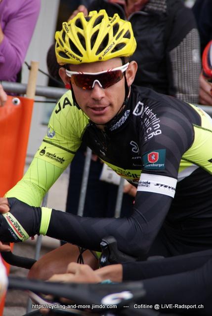 Fabian Lienhard vorm Start der Tour du Doubs 2017