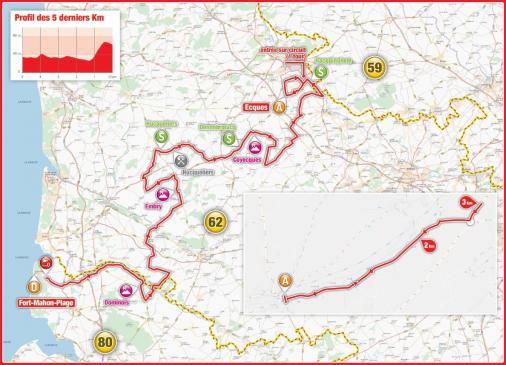 Streckenverlauf 4 Jours de Dunkerque / Grand Prix des Hauts de France 2018 - Etappe 3