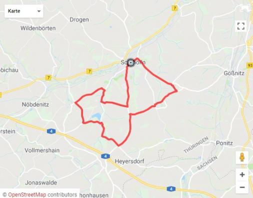 Streckenverlauf Internationale Lotto Thringen Ladies Tour 2018 - Etappe 7