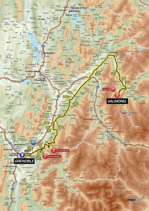 Streckenverlauf Critérium du Dauphiné 2018 - Etappe 5