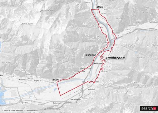 Streckenverlauf Tour de Suisse 2018 - Etappe 9