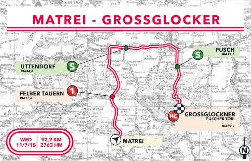 Streckenverlauf Int. sterreich Rundfahrt 2018 - Etappe 5