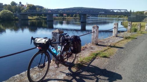 Droopys Sommerreise 2018  Auftakt der Fahrradtour von Dresden nach Florenz