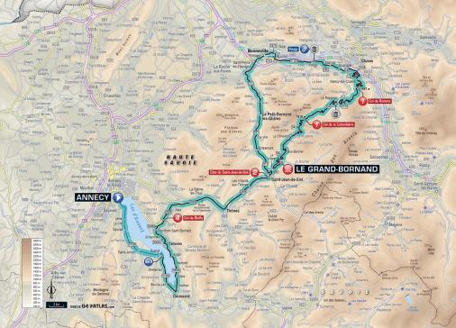 Streckenverlauf La Course by Le Tour de France 2018