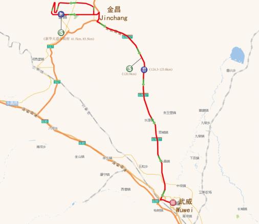 Streckenverlauf Tour of Qinghai Lake 2018 - Etappe 9
