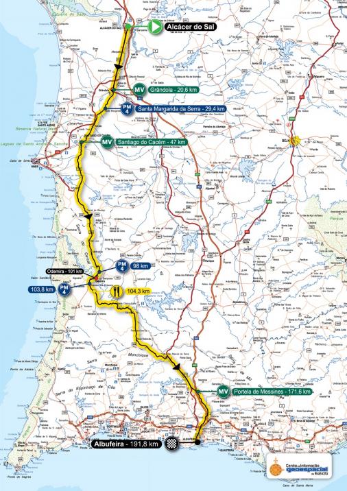 Streckenverlauf Volta a Portugal em Bicicleta Santander 2018 - Etappe 1