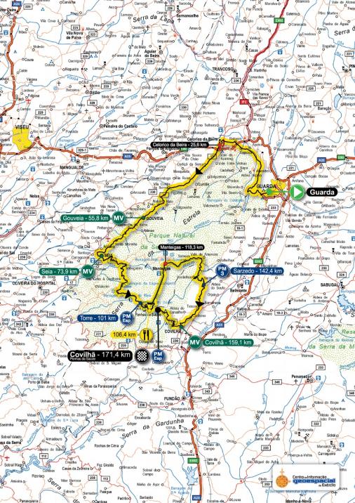 Streckenverlauf Volta a Portugal em Bicicleta Santander 2018 - Etappe 4