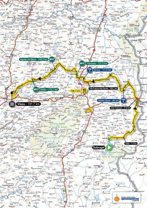Streckenverlauf Volta a Portugal em Bicicleta Santander 2018 - Etappe 5