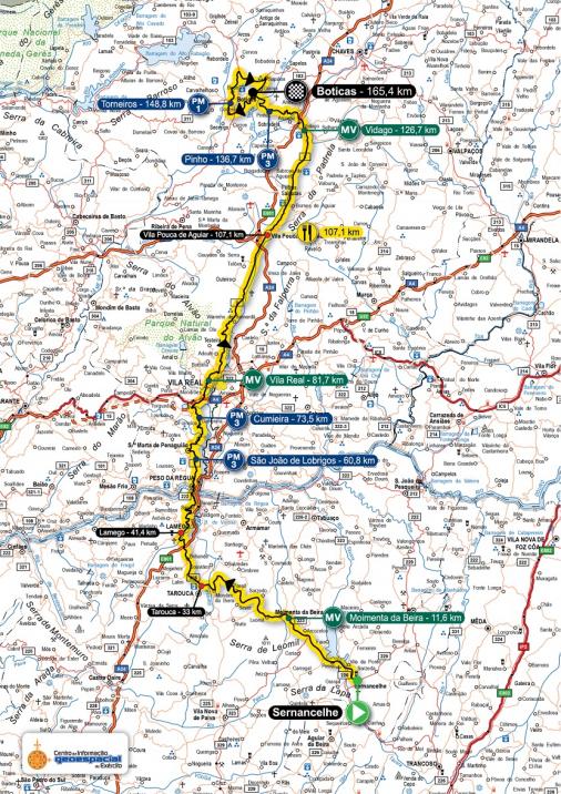 Streckenverlauf Volta a Portugal em Bicicleta Santander 2018 - Etappe 6