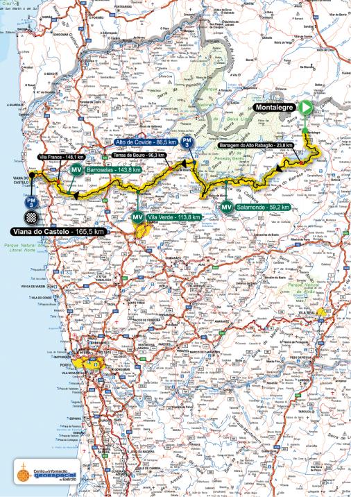 Streckenverlauf Volta a Portugal em Bicicleta Santander 2018 - Etappe 7
