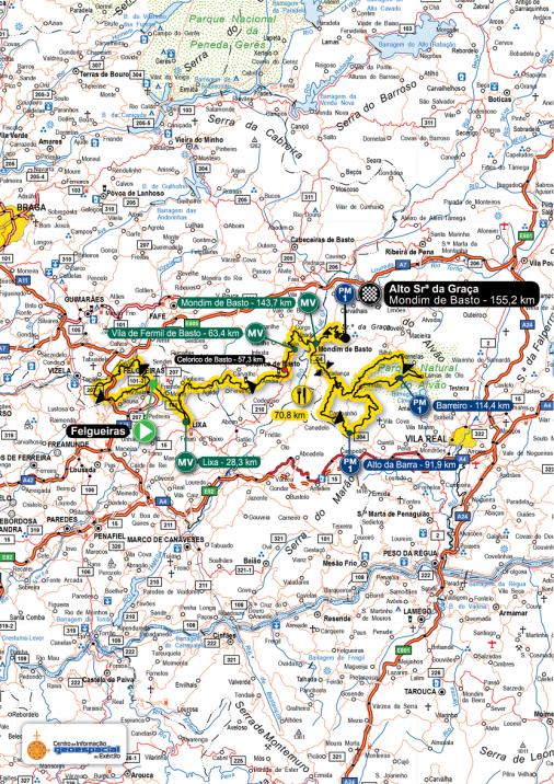 Streckenverlauf Volta a Portugal em Bicicleta Santander 2018 - Etappe 9