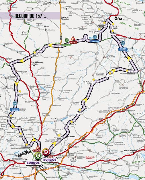 Streckenverlauf Vuelta a Burgos 2018 - Etappe 1