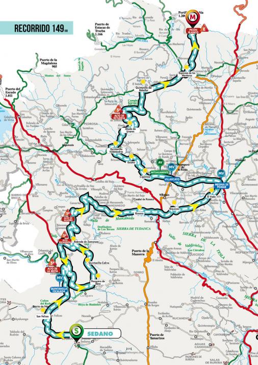 Streckenverlauf Vuelta a Burgos 2018 - Etappe 3