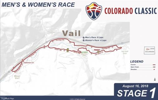 Streckenverlauf Colorado Classic 2018 - Etappe 1