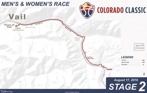 Streckenverlauf Colorado Classic 2018 - Etappe 2