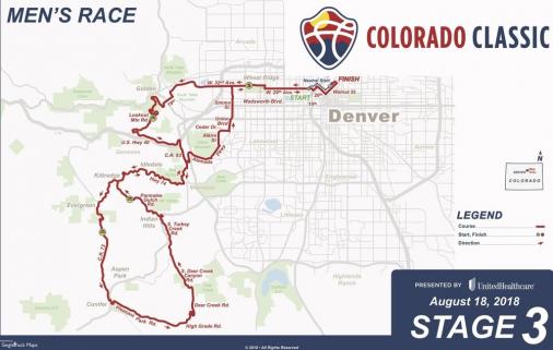 Streckenverlauf Colorado Classic 2018 - Etappe 3