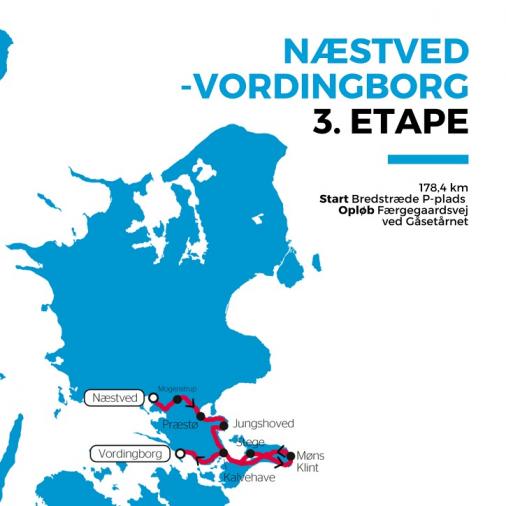 Streckenverlauf PostNord Danmark Rundt 2018 - Etappe 3