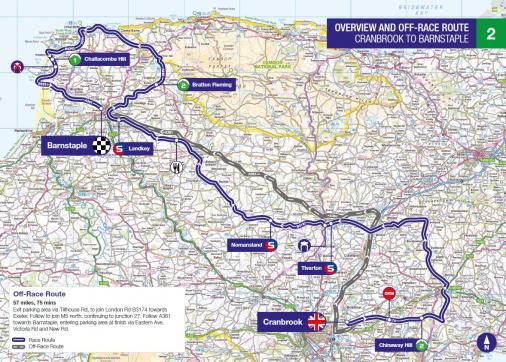 Streckenverlauf OVO Energy Tour of Britain 2018 - Etappe 2