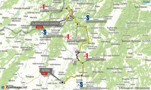 Streckenverlauf Tour de Slovaquie 2018 - Etappe 3