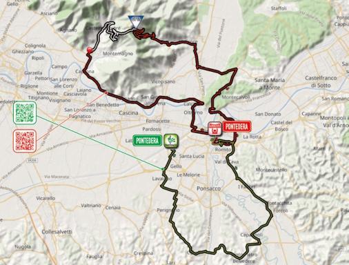 Streckenverlauf Giro della Toscana - Memorial Alfredo Martini 2018