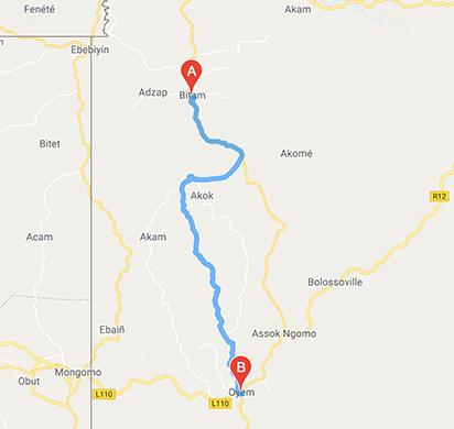 Streckenverlauf La Tropicale Amissa Bongo 2019 - Etappe 6