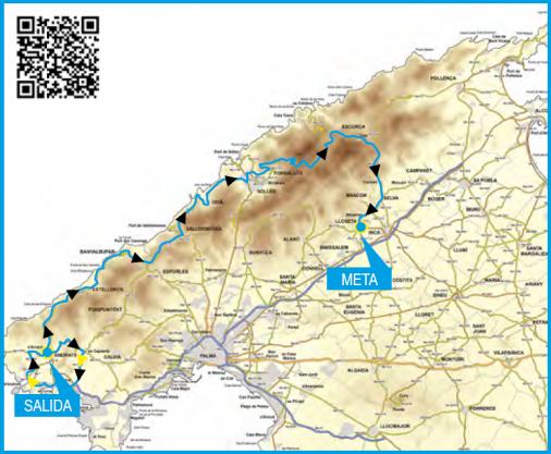 Streckenverlauf Trofeo Andratx-Lloseta 2019