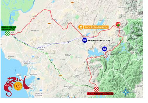 Streckenverlauf Vuelta a Andalucia Ruta Ciclista Del Sol 2019 - Etappe 1