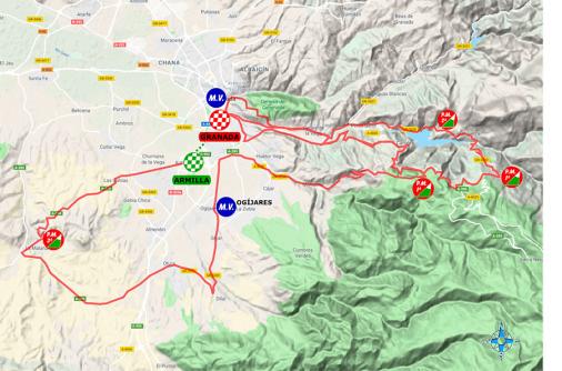 Streckenverlauf Vuelta a Andalucia Ruta Ciclista Del Sol 2019 - Etappe 4