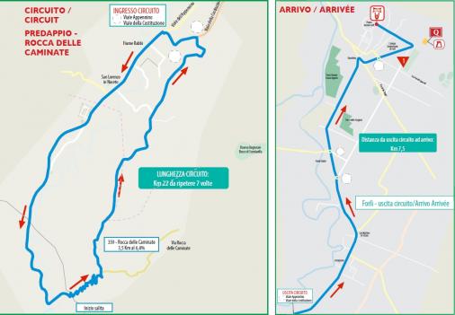 Streckenverlauf Settimana Internazionale Coppi e Bartali 2019 - Etappe 3