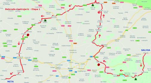 Streckenverlauf Vuelta a Castilla y Leon 2019 - Etappe 1