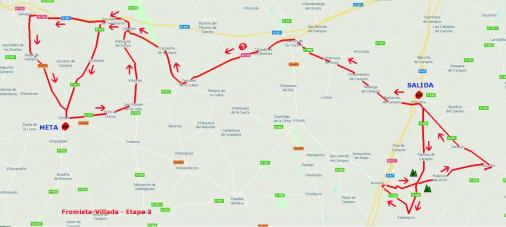 Streckenverlauf Vuelta a Castilla y Leon 2019 - Etappe 2