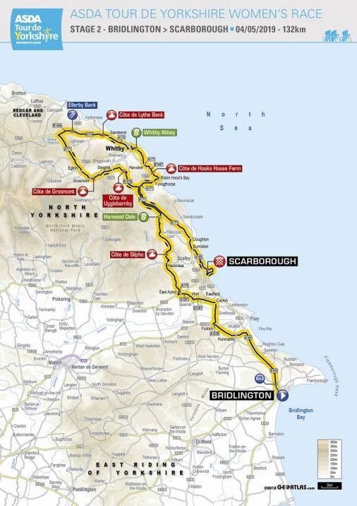 Streckenverlauf ASDA Tour de Yorkshire Womens Race 2019 - Etappe 2