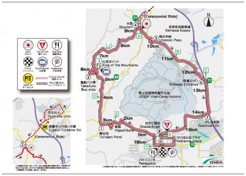 Streckenverlauf Tour of Japan 2019 - Etappe 2