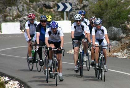 Die Sportgruppe von Claudia harmonierte bei allen Touren perfekt, auch im Aufstieg von Vall de Ebo Richtung Pego