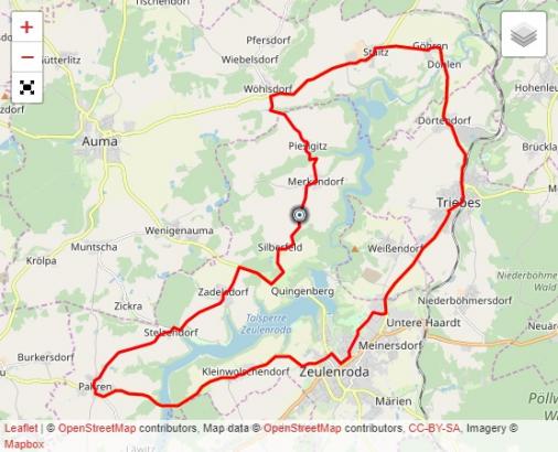 Streckenverlauf Internationale Lotto Thringen Ladies Tour 2019 - Etappe 3