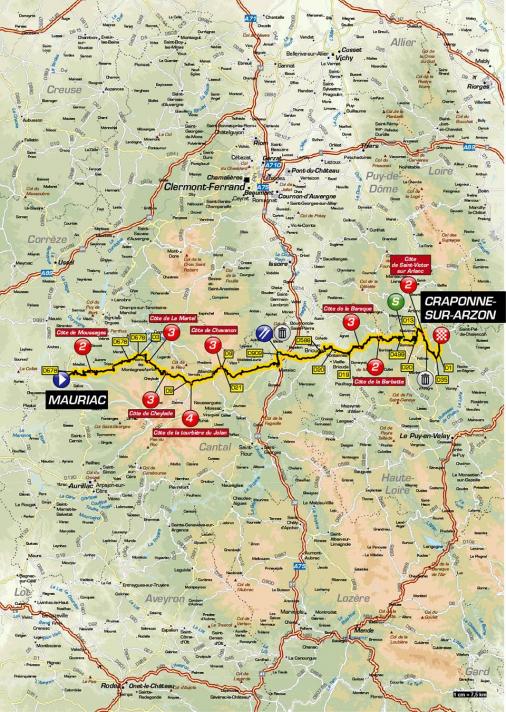 Streckenverlauf Critérium du Dauphiné 2019 - Etappe 2