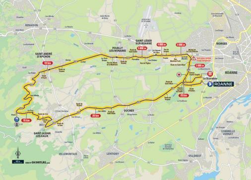 Streckenverlauf Critérium du Dauphiné 2019 - Etappe 4