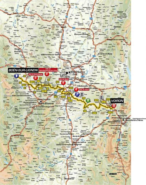 Streckenverlauf Critérium du Dauphiné 2019 - Etappe 5