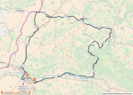 Streckenverlauf Cycling Tour of Bihor - Bellotto 2019 - Etappe 3