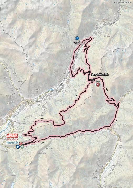 Streckenverlauf Giro Ciclistico d’Italia 2019 - Etappe 6