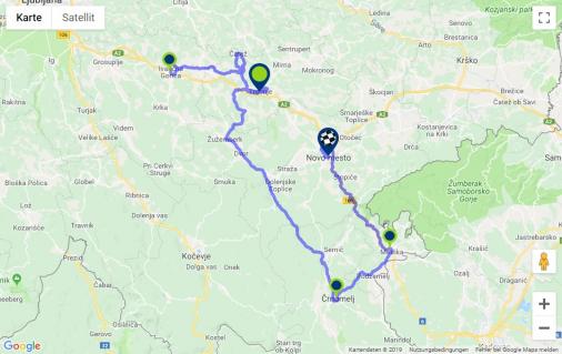 Streckenverlauf Tour of Slovenia 2019 - Etappe 5