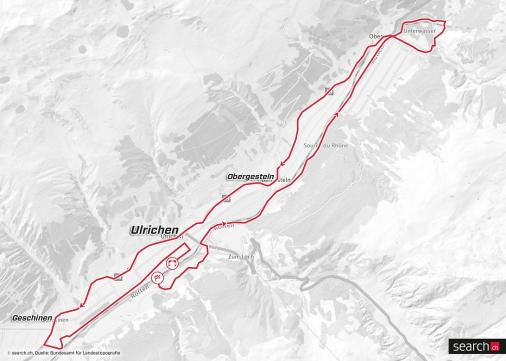 Streckenverlauf Tour de Suisse 2019 - Etappe 8