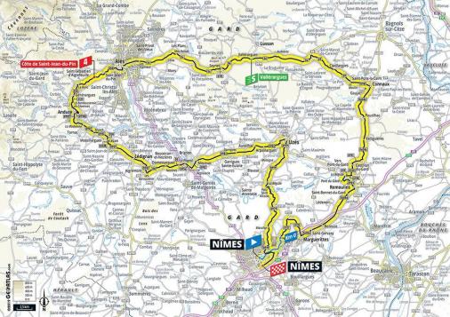 Streckenverlauf Tour de France 2019 - Etappe 16
