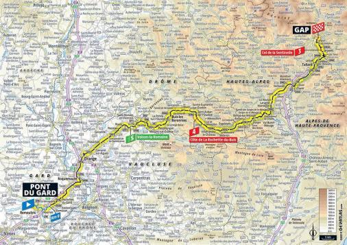 Streckenverlauf Tour de France 2019 - Etappe 17