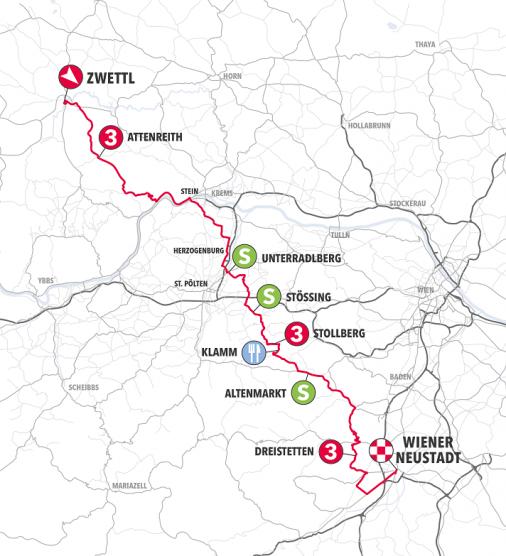 Streckenverlauf Int. sterreich Rundfahrt 2019 - Etappe 2