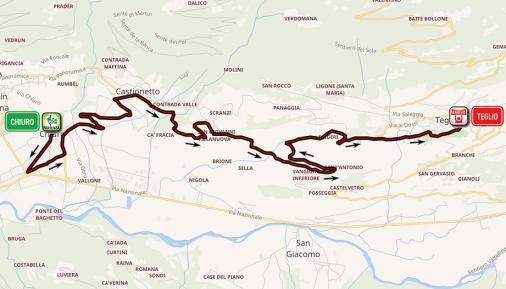 Streckenverlauf Giro d’Italia Internazionale Femminile 2019 - Etappe 6