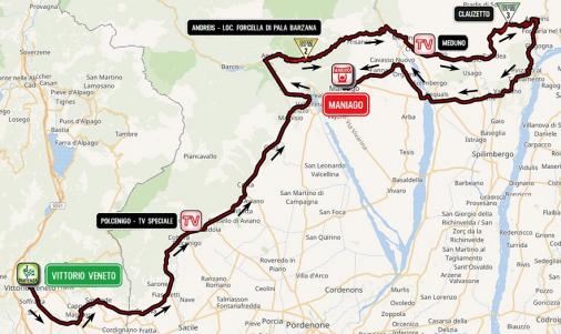 Streckenverlauf Giro d’Italia Internazionale Femminile 2019 - Etappe 8