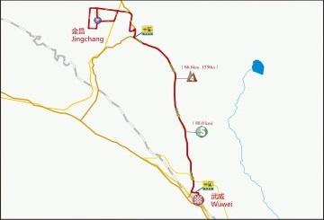 Streckenverlauf Tour of Qinghai Lake 2019 - Etappe 10